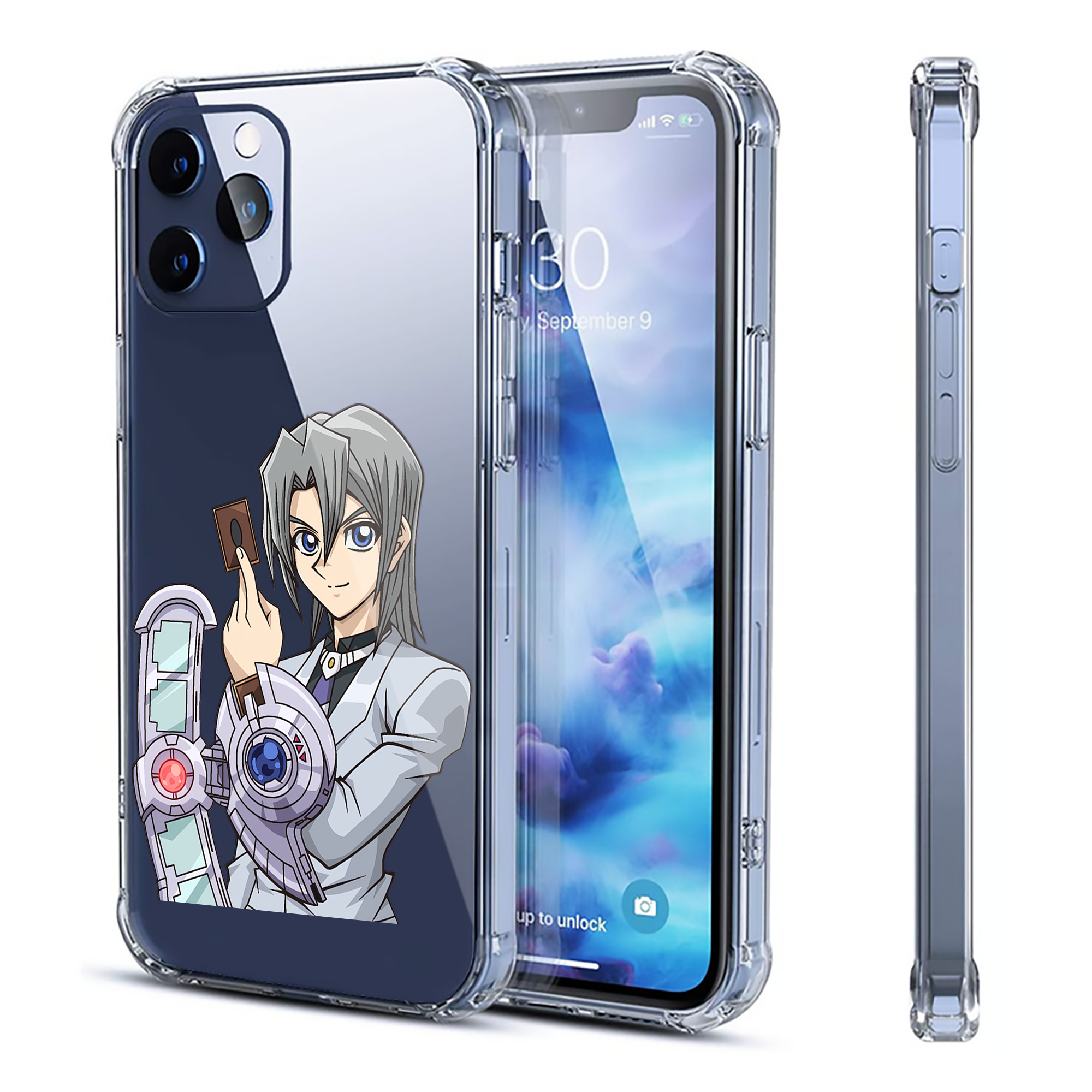 （画像用） 遊☆戯☆王 Yu-Gi-Oh! 【iPhone 12シリーズ対応】透明スマホケース（クリアソフトケース）